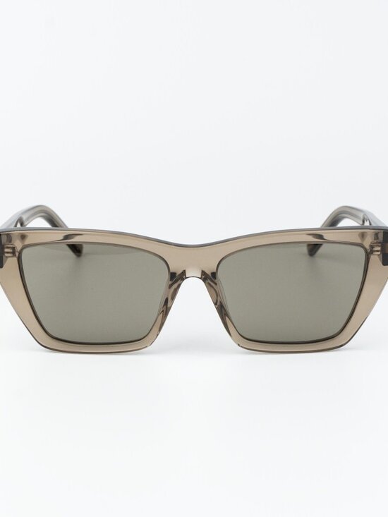 Saint Laurent Women Sunglasses Transparent Brown Grey Cat Eye SL 276 MICA 043 main image 14